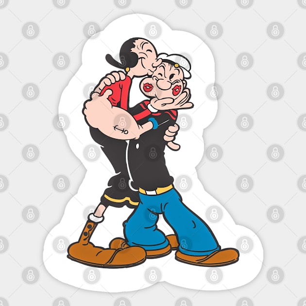 popeye Sticker by randycathryn